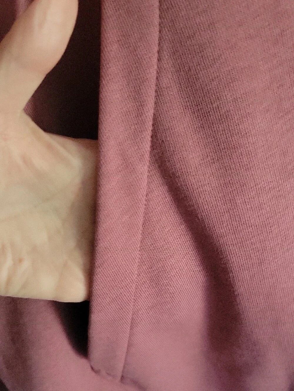 adidas Men's Dusty Rose Hoodie with White Logo